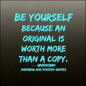 don't be a copy