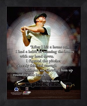 Framed Roberto Clemente Pittsburgh Pirates Pro Quotes