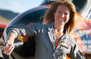 provided by the National Championship Air Races shows Heather Penney ...