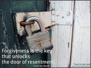 ... of bitterness and the shackles of selfishness.” ― Corrie ten Boom
