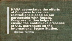 Nasa Appreciates the Effect Of Congress to resolve restrictions Placed ...