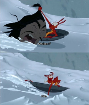 Gotta love Mulan