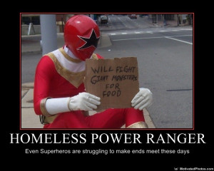 25 Humorous Power Ranger Demotivational Posters