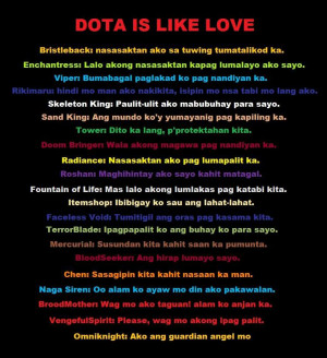 dota vsgf love+quotes+tagalog