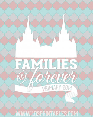 Families Are Forever Lds