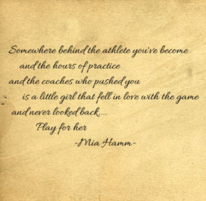 Play for her. Mia Hamm.Mia Hamm, Kids Room, Sports, Softballl Mi ...