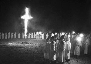 Ku Klux Klan rally, unknown location, August, 1951