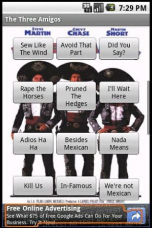 View bigger - The Three Amigos for Android screenshot