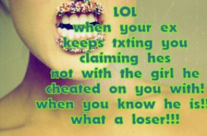 Cheater Liar Loser Pictures, Photos & Quotes