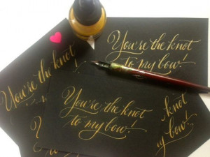 Custom Calligraphy Signs Tags Quotes by Kristen Henderson Calligraphy ...