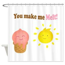You make me melt, ice cream and sun, love humor Sh for