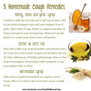 Homemade Cough Remedies