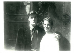 Ted Hughes and Sylvia Plath in Paris by Faber Books, via Flickr