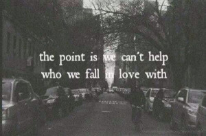 We can't help who we fall in love with