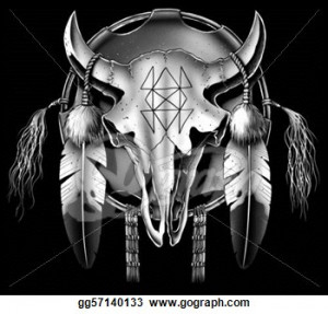 Buffalo Skull Drawing Pictures Funny Images Picture