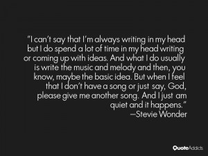 Do you know, it's funny, but I never thought of being blind as a ...