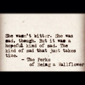 The Perks Of Being A Wallflower quote