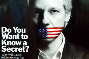WikiLeaks founder Julian Assange on the cover of TIME