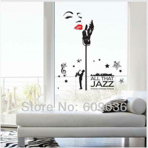 Removable-Vinyl-Big-Wall-Stickers-Decal-Wallpaper-Art-Home-Decor-Jazz ...