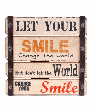 Let Your Smile Change the World' Wall Art by Wilco #zulily # ...