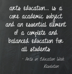 Arts in Education: Resolution