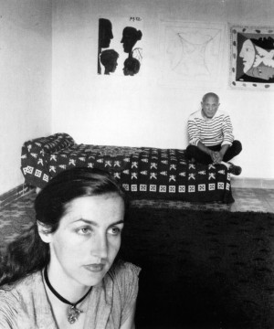 Picasso and Françoise Gilot, 1952