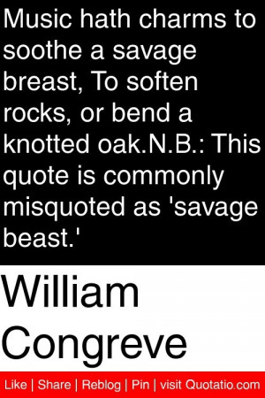 ... this quote is commonly misquoted as savage beast # quotations # quotes