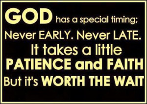GOD HAS A SPECIAL TIMING