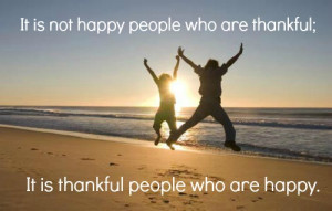 thankfulness quote, gratitude quote, happy people