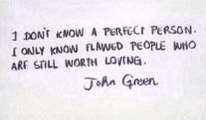 Another great quote from John Green