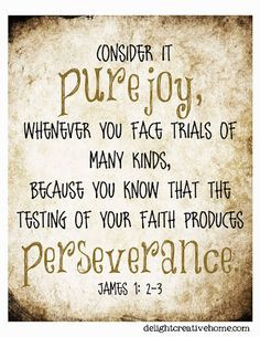 FREE Scripture Printables - Consider It Joy More
