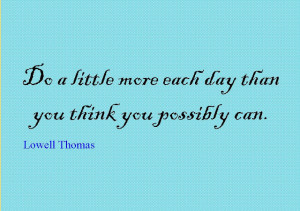 Quote of the Day : Lowell Thomas