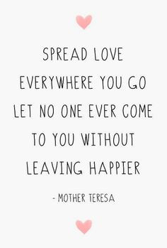 Inspirational Quote Mother Teresa Love Printable Print Digital Instant ...