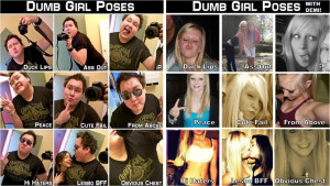 So I tested the teenage girl photo stereotypes