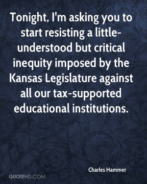 Tonight, I'm asking you to start resisting a little-understood but ...