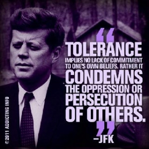 Tolerance ..... Wait..... What??