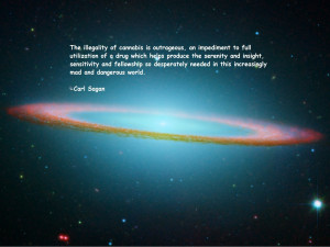 text quotes marijuana Carl Sagan sombrero galaxy wallpaper background
