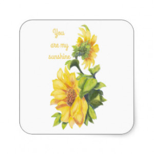 Sunflower Quotes Stickers