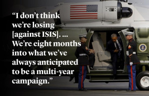 President Obama: We Are Not Losing In The War Against The Islamic ...