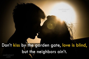 Kiss Quotes, Sayings about kissing