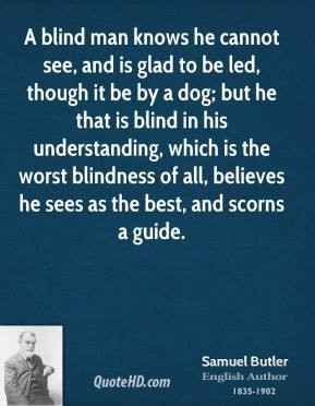 Blind Man Quotes