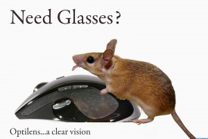 Funny Ad by Optilens : Oops! Surely he needs glasses. Not the right ...