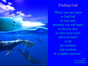 Finding God - Quote of the Day - God, creation