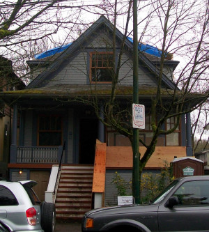 This house at 1860 Grant Street is an example of a prefabricated home ...