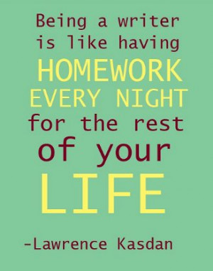 Being a writer… – featured quote