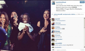 Kevin Hart Priceless Reaction As He Catches Beyonce’s Towel At ...