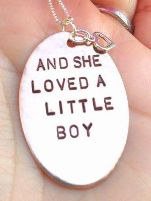 and she loved a little boy, shell silverstein, quote, love necklace ...