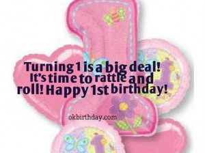 Turning 1 is a big deal! It's time to rattle and roll! Happy 1st ...