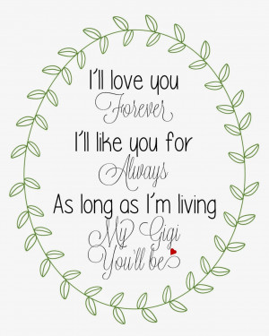 Love You Forever Book Quotes Here are all the i'll love you