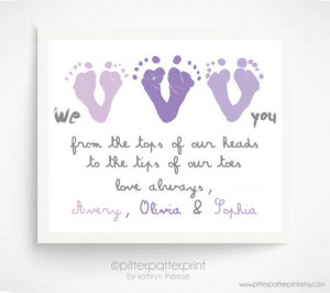 Mother's Day Gift from Triplets, Children - Personalized Gift for ...
